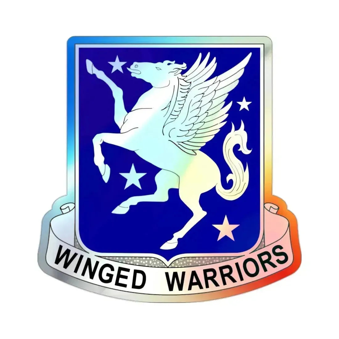 228 Aviation Regiment (U.S. Army) Holographic STICKER Die-Cut Vinyl Decal 2 Inch Holographic - The Sticker Space