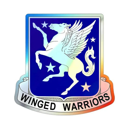 228 Aviation Regiment (U.S. Army) Holographic STICKER Die-Cut Vinyl Decal 3 Inch Holographic - The Sticker Space