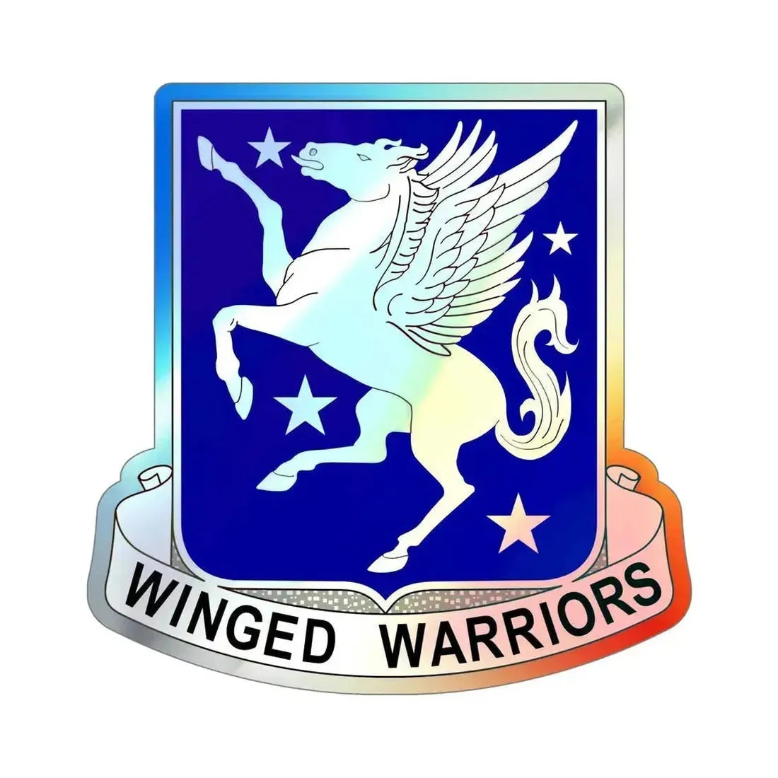 228 Aviation Regiment (U.S. Army) Holographic STICKER Die-Cut Vinyl Decal 6 Inch Holographic - The Sticker Space