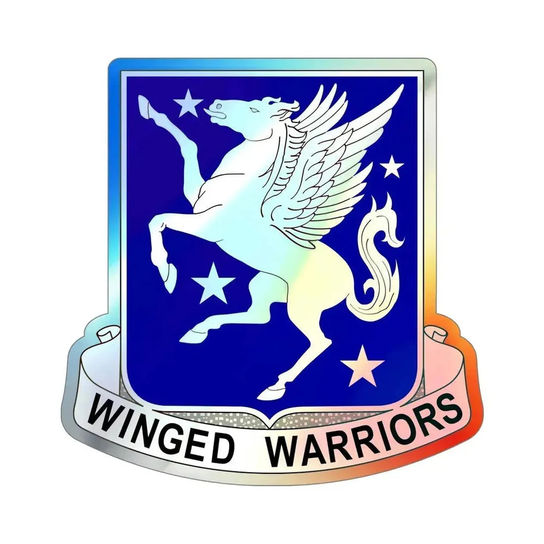 228 Aviation Regiment (U.S. Army) Holographic STICKER Die-Cut Vinyl Decal 6 Inch Holographic - The Sticker Space
