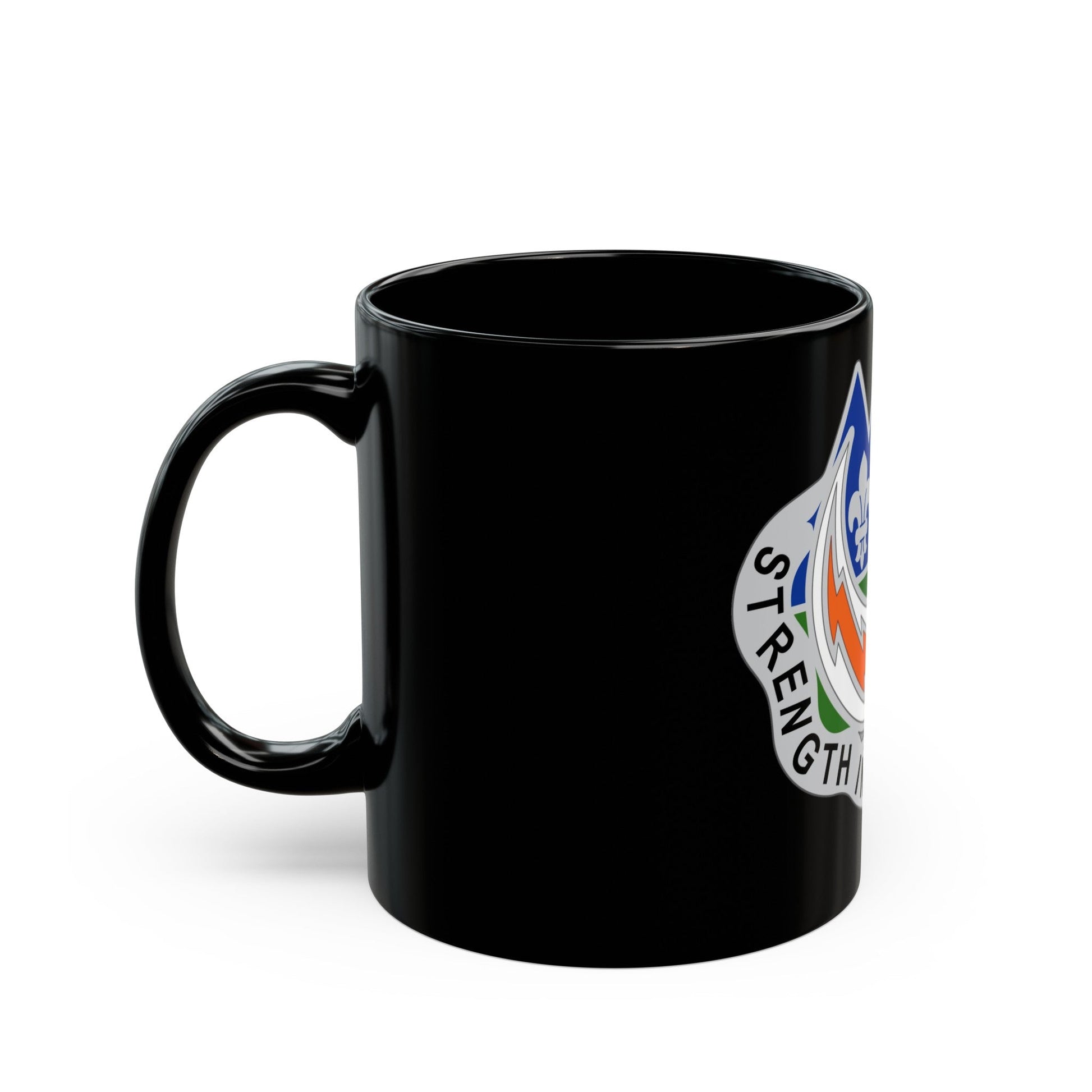 228 Signal Brigade 2 (U.S. Army) Black Coffee Mug-The Sticker Space