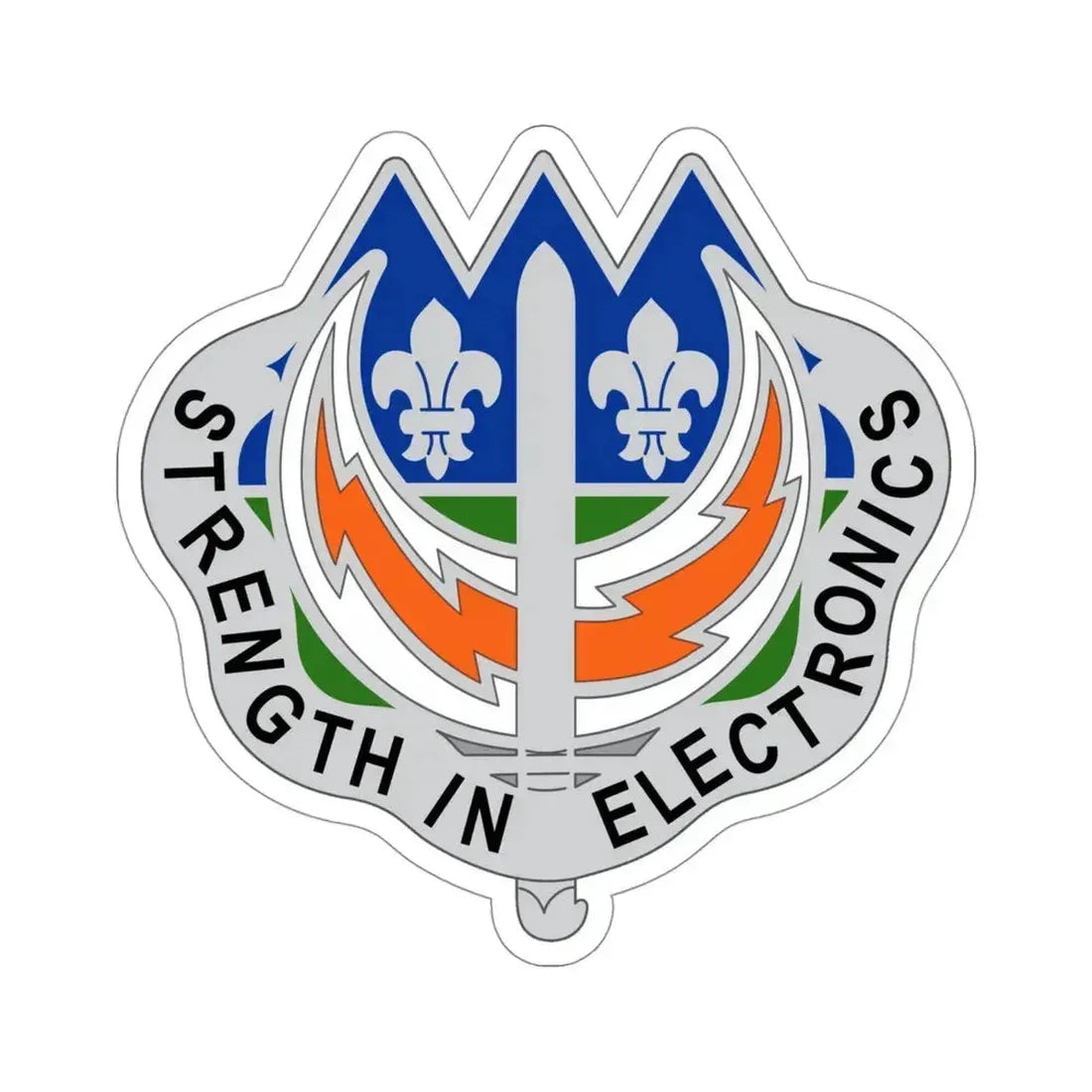 228 Signal Brigade 2 (U.S. Army) STICKER Vinyl Die-Cut Decal 4 Inch - The Sticker Space