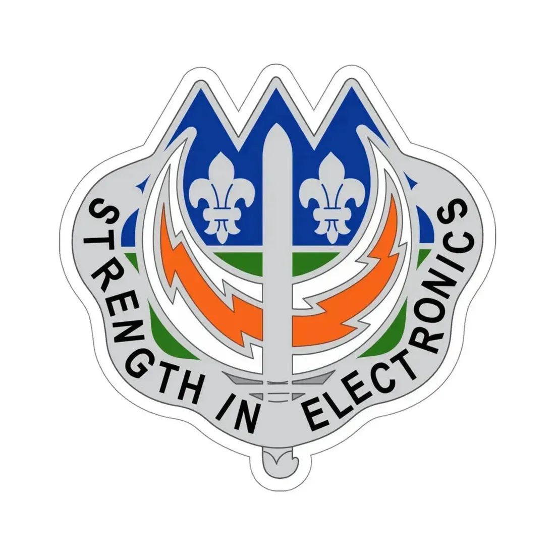 228 Signal Brigade 2 (U.S. Army) STICKER Vinyl Die-Cut Decal 5 Inch - The Sticker Space