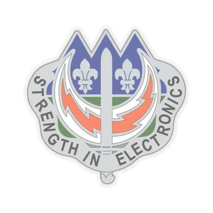 228 Signal Brigade 2 (U.S. Army) STICKER Vinyl Kiss-Cut Decal 2 Inch Transparent - The Sticker Space