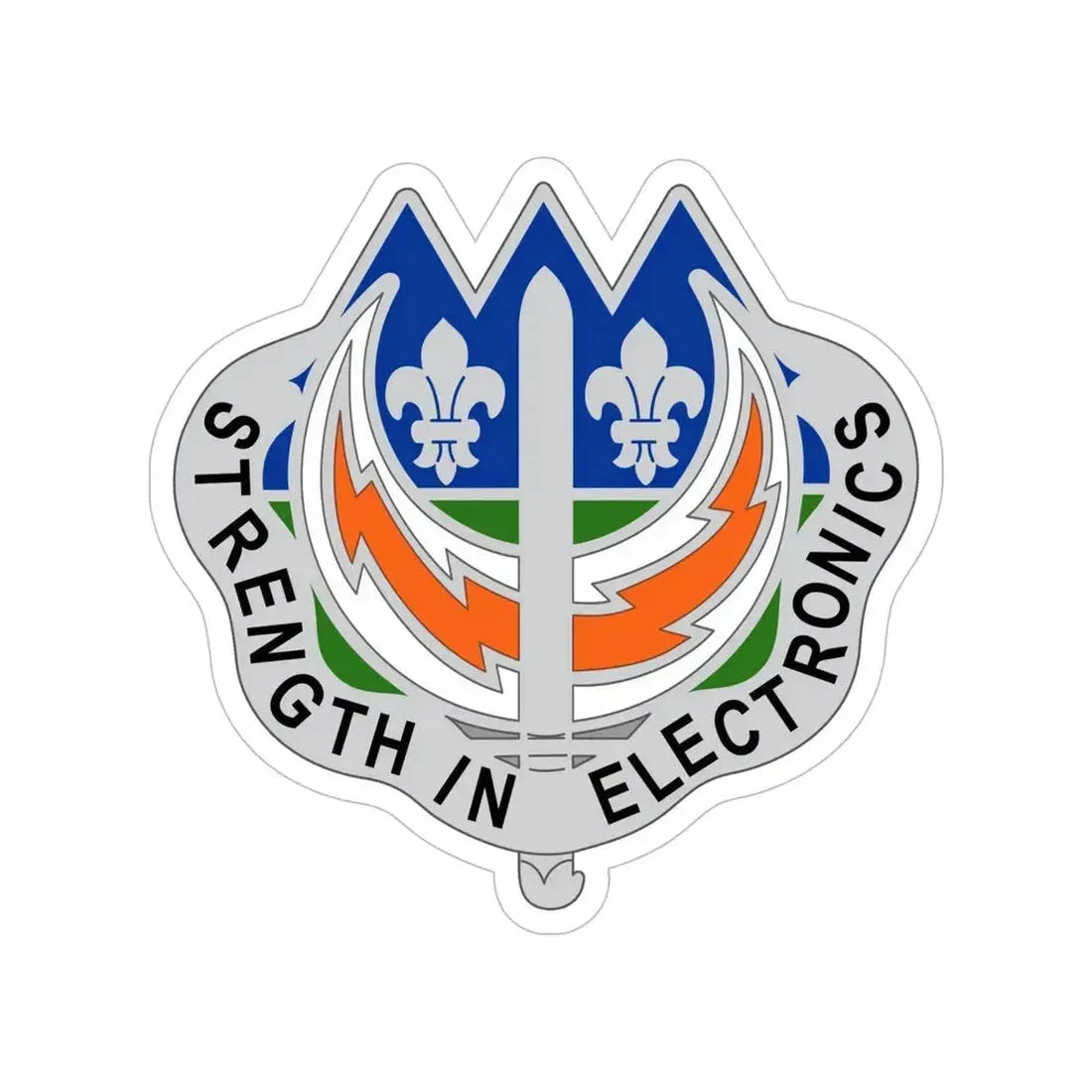 228 Signal Brigade 2 (U.S. Army) Transparent STICKER Die-Cut Vinyl Decal - The Sticker Space