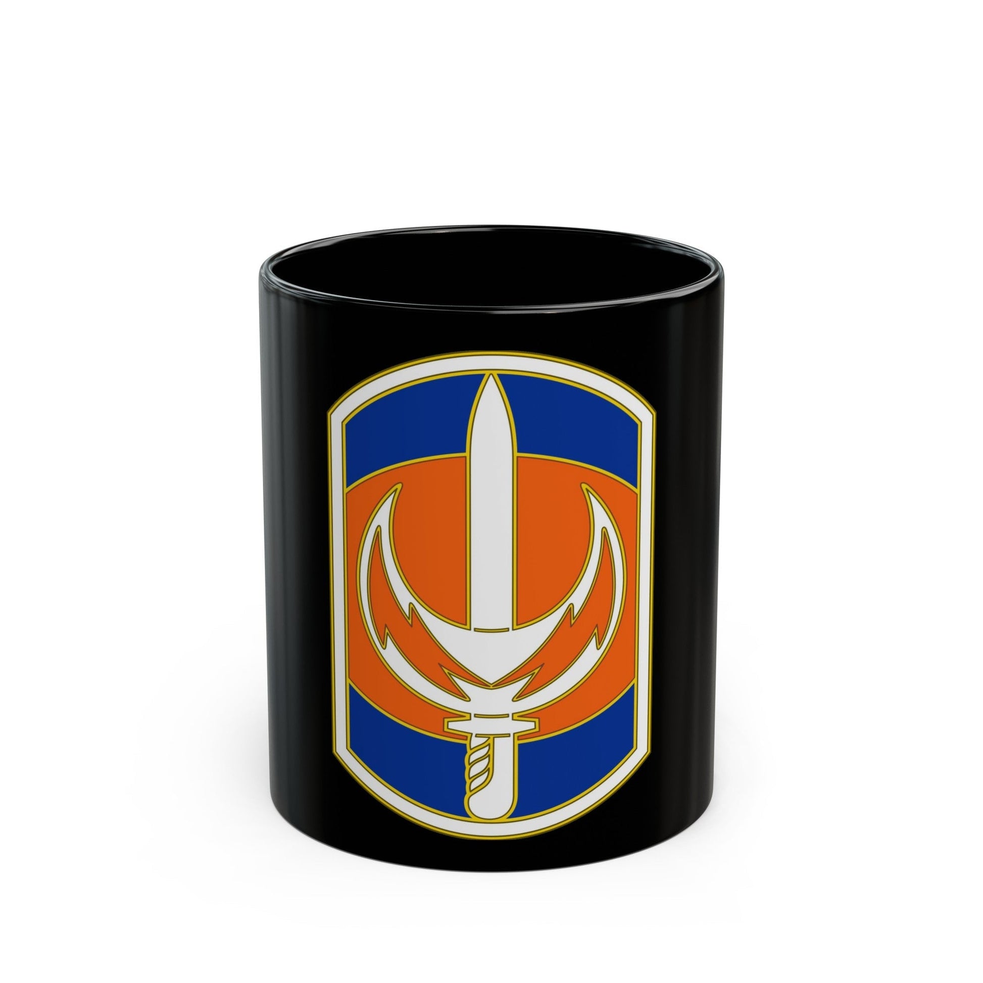 228 Signal Brigade 3 (U.S. Army) Black Coffee Mug-11oz-The Sticker Space