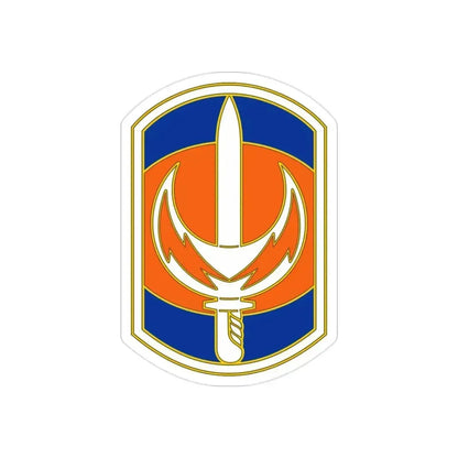 228 Signal Brigade 3 (U.S. Army) REVERSE PRINT Transparent Die-Cut STICKER 2 Inch Die-Cut Transparent - The Sticker Space