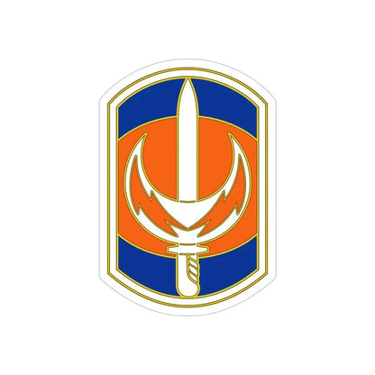 228 Signal Brigade 3 (U.S. Army) REVERSE PRINT Transparent Die-Cut STICKER - The Sticker Space