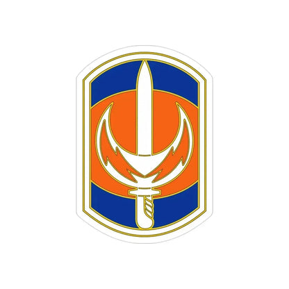 228 Signal Brigade 3 (U.S. Army) REVERSE PRINT Transparent Die-Cut STICKER - The Sticker Space