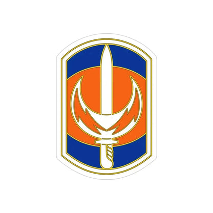 228 Signal Brigade 3 (U.S. Army) REVERSE PRINT Transparent Die-Cut STICKER - The Sticker Space