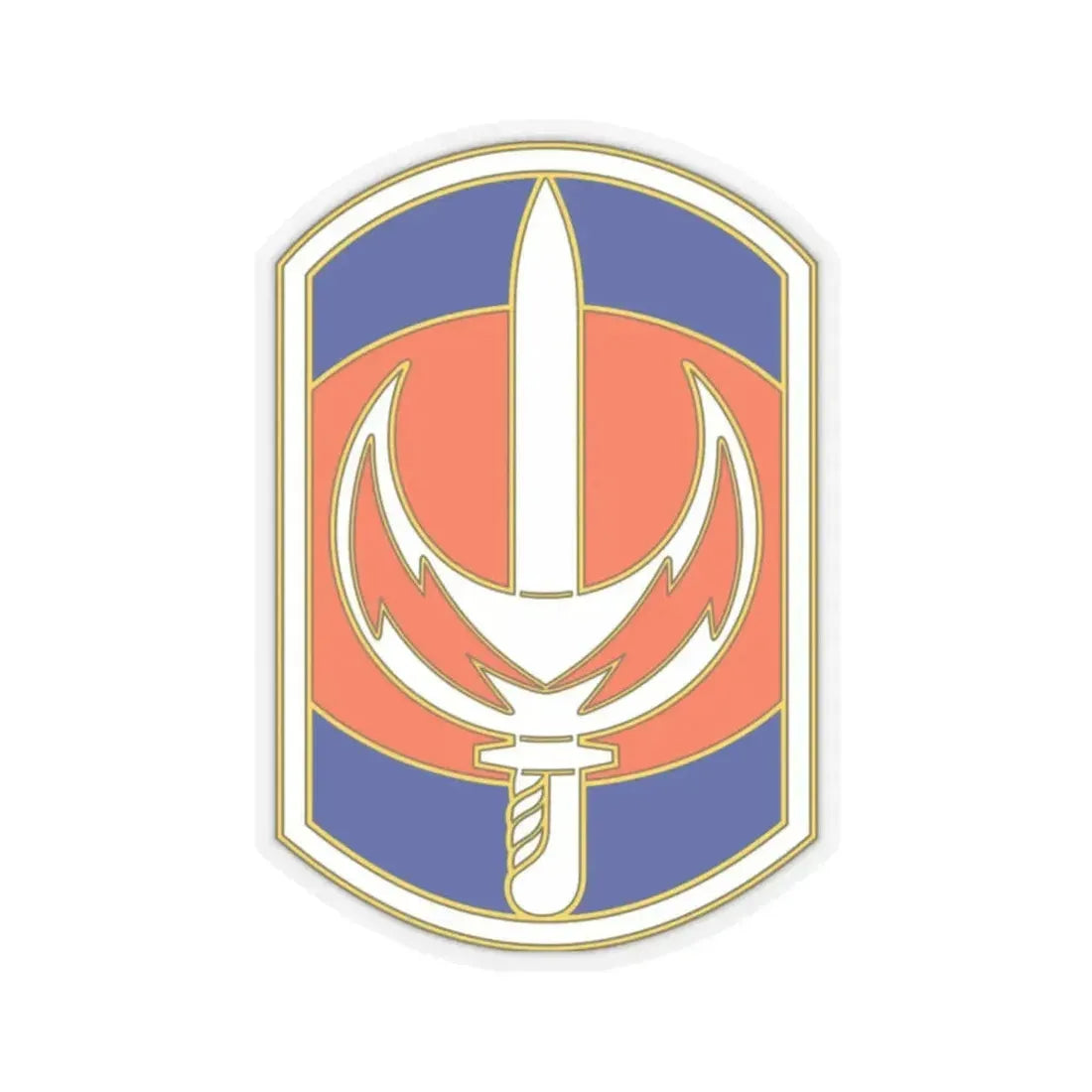 228 Signal Brigade 3 (U.S. Army) STICKER Vinyl Kiss-Cut Decal 2 Inch Transparent - The Sticker Space