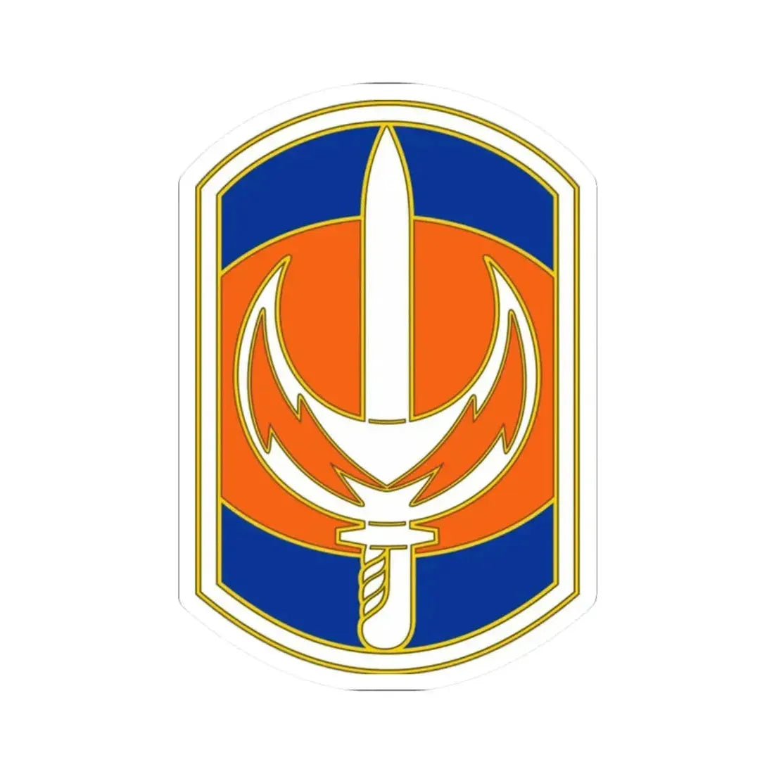 228 Signal Brigade 3 (U.S. Army) STICKER Vinyl Kiss-Cut Decal 2 Inch White - The Sticker Space