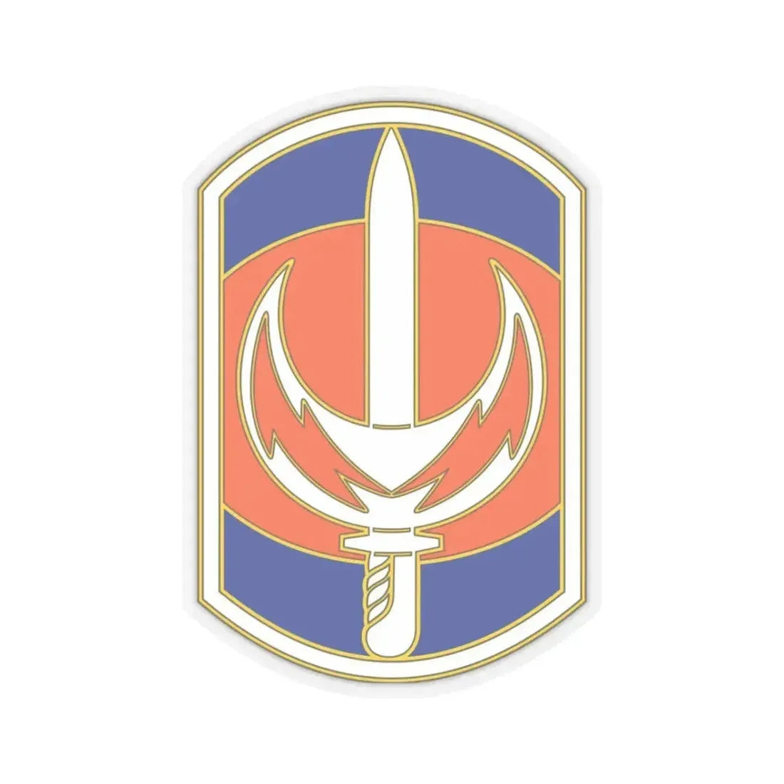 228 Signal Brigade 3 (U.S. Army) STICKER Vinyl Kiss-Cut Decal 3 Inch Transparent - The Sticker Space