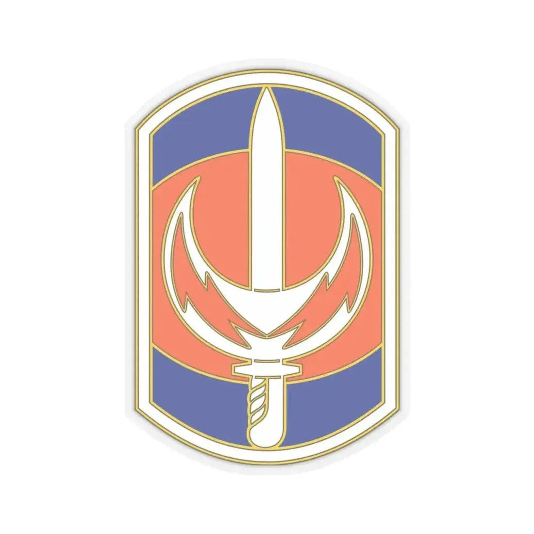 228 Signal Brigade 3 (U.S. Army) STICKER Vinyl Kiss-Cut Decal 4 Inch Transparent - The Sticker Space