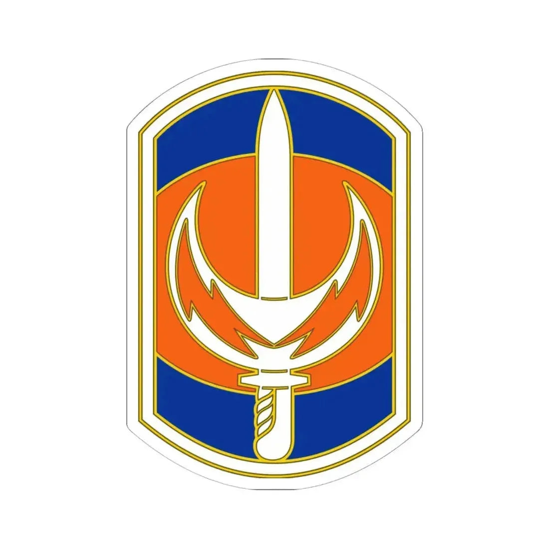 228 Signal Brigade 3 (U.S. Army) STICKER Vinyl Kiss-Cut Decal 6 Inch White - The Sticker Space