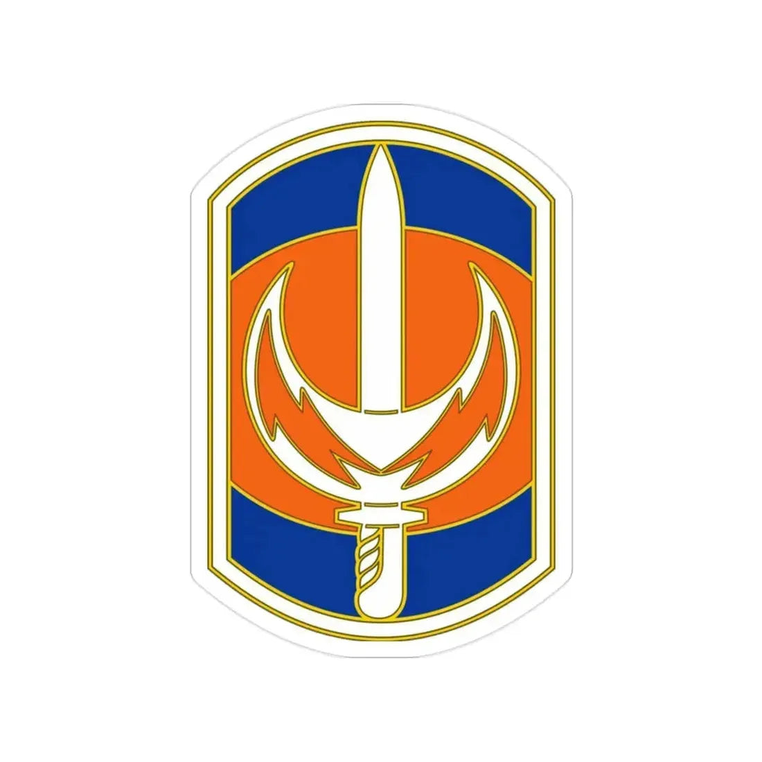 228 Signal Brigade 3 (U.S. Army) Transparent STICKER Die-Cut Vinyl Decal 2 Inch - The Sticker Space