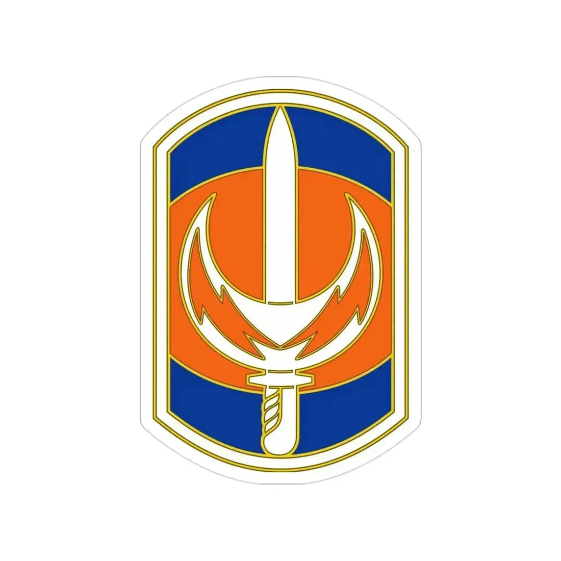 228 Signal Brigade 3 (U.S. Army) Transparent STICKER Die-Cut Vinyl Decal 3 Inch - The Sticker Space