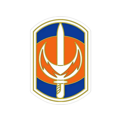 228 Signal Brigade 3 (U.S. Army) Transparent STICKER Die-Cut Vinyl Decal 3 Inch - The Sticker Space