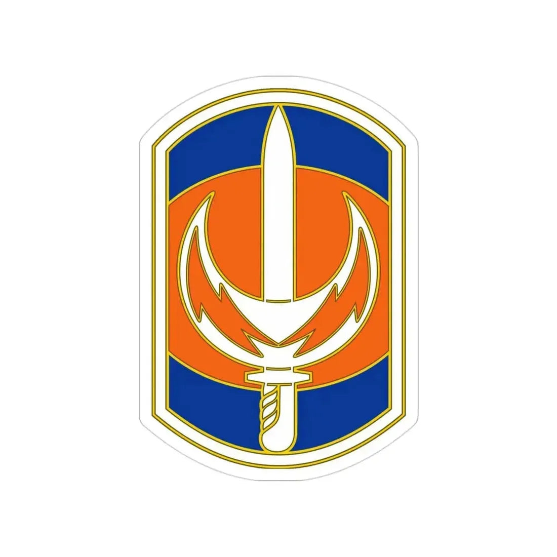 228 Signal Brigade 3 (U.S. Army) Transparent STICKER Die-Cut Vinyl Decal 3 Inch - The Sticker Space