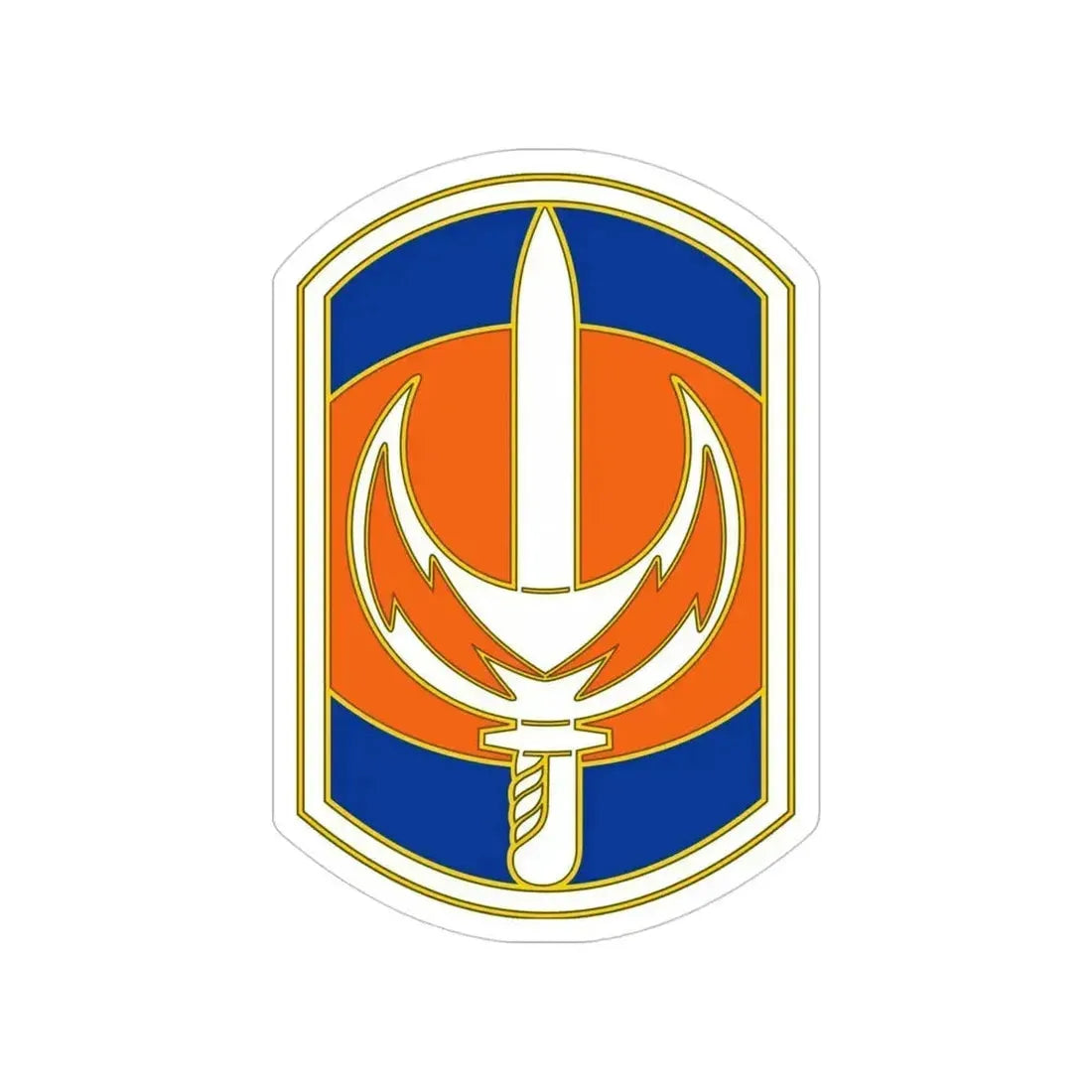 228 Signal Brigade 3 (U.S. Army) Transparent STICKER Die-Cut Vinyl Decal 4 Inch - The Sticker Space