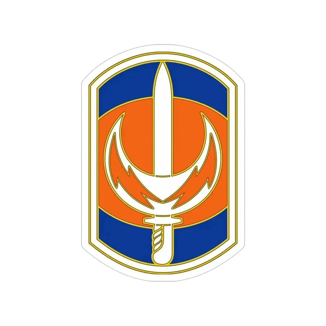 228 Signal Brigade 3 (U.S. Army) Transparent STICKER Die-Cut Vinyl Decal 4 Inch - The Sticker Space