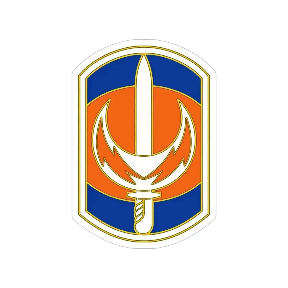 228 Signal Brigade 3 (U.S. Army) Transparent STICKER Die-Cut Vinyl Decal 5 Inch - The Sticker Space