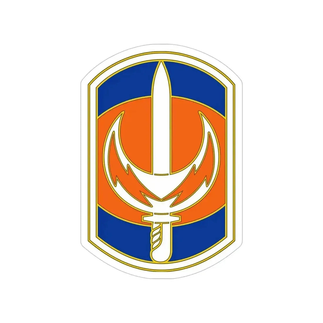 228 Signal Brigade 3 (U.S. Army) Transparent STICKER Die-Cut Vinyl Decal 5 Inch - The Sticker Space