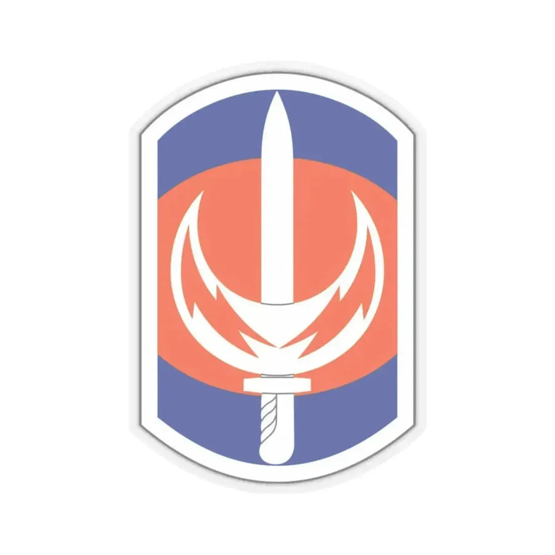 228 Signal Brigade (U.S. Army) STICKER Vinyl Kiss-Cut Decal 3 Inch Transparent - The Sticker Space