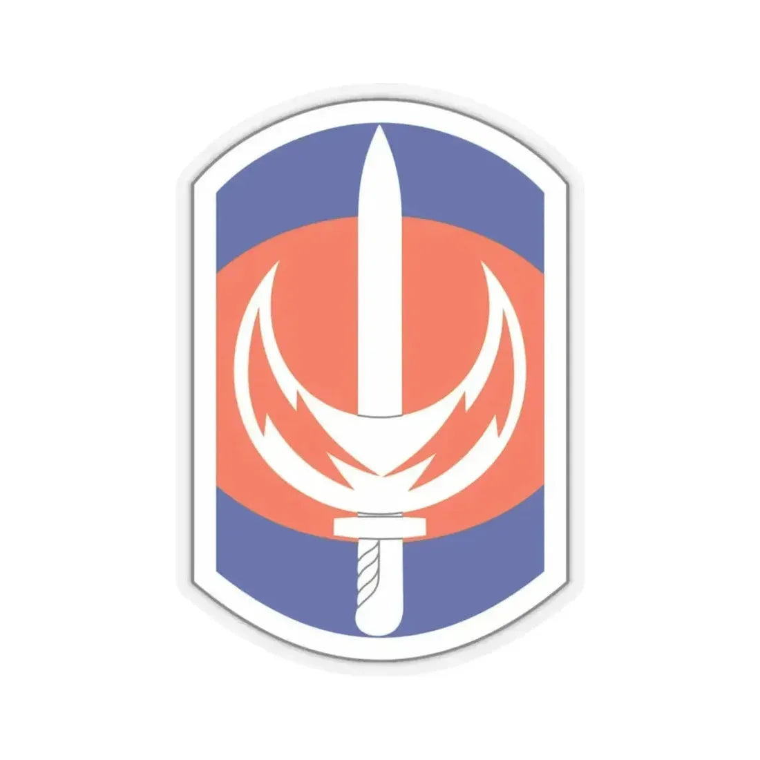 228 Signal Brigade (U.S. Army) STICKER Vinyl Kiss-Cut Decal 4 Inch Transparent - The Sticker Space
