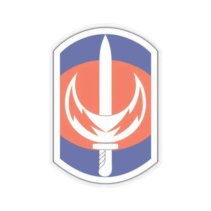 228 Signal Brigade (U.S. Army) STICKER Vinyl Kiss-Cut Decal 4 Inch Transparent - The Sticker Space