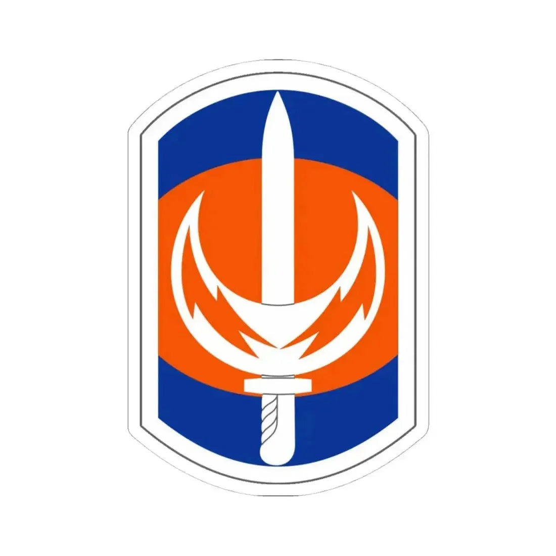 228 Signal Brigade (U.S. Army) STICKER Vinyl Kiss-Cut Decal 4 Inch White - The Sticker Space