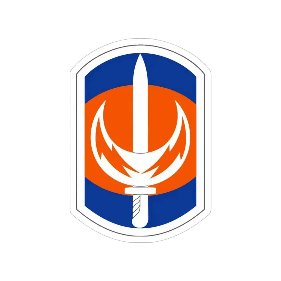 228 Signal Brigade (U.S. Army) Transparent STICKER Die-Cut Vinyl Decal 4 Inch - The Sticker Space