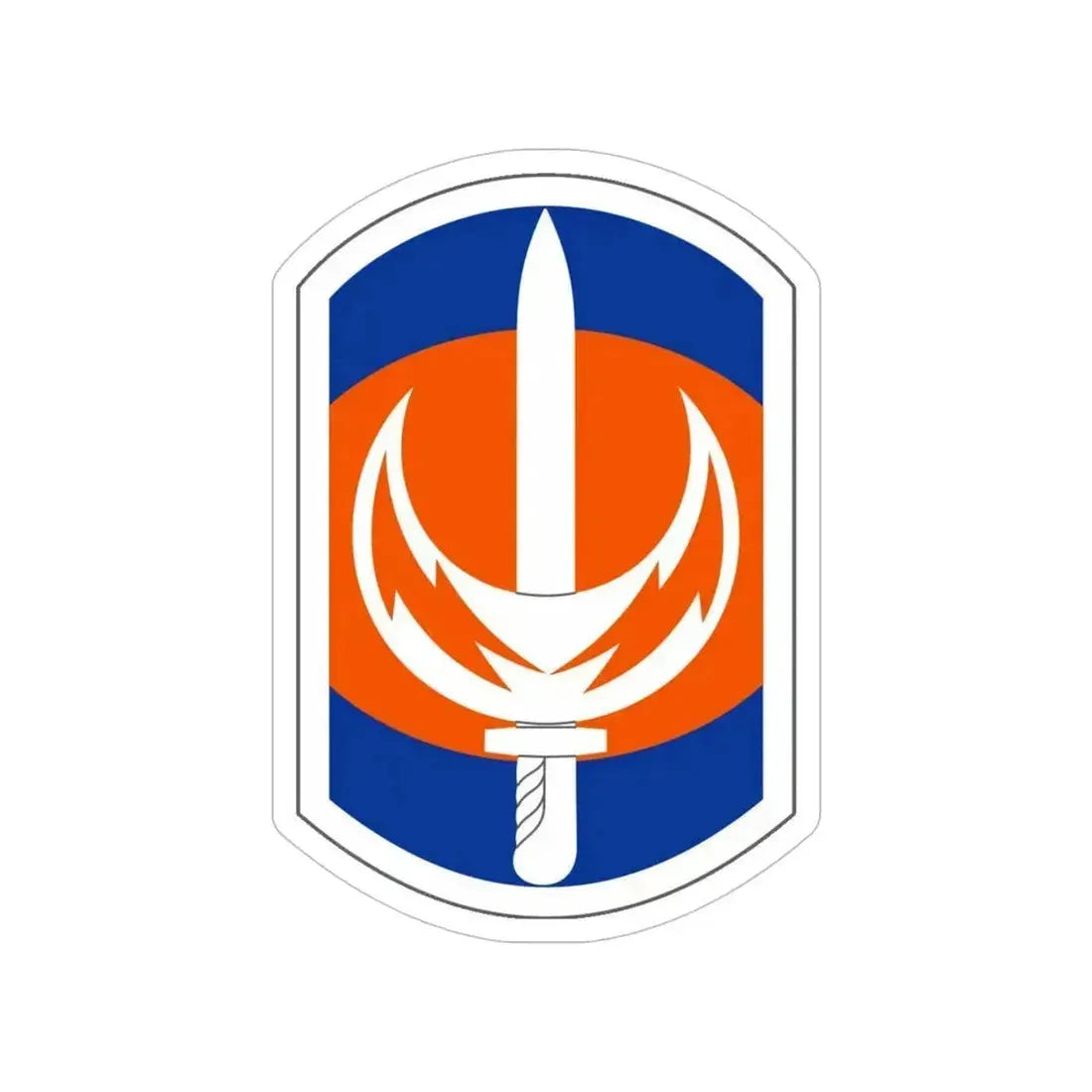 228 Signal Brigade (U.S. Army) Transparent STICKER Die-Cut Vinyl Decal 5 Inch - The Sticker Space