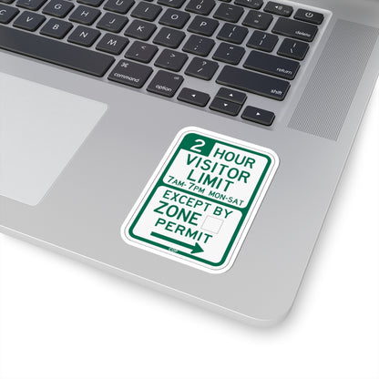 PBOT Road sign P4452R (Oregon) (Road Sign) STICKER Vinyl Kiss-Cut Decal