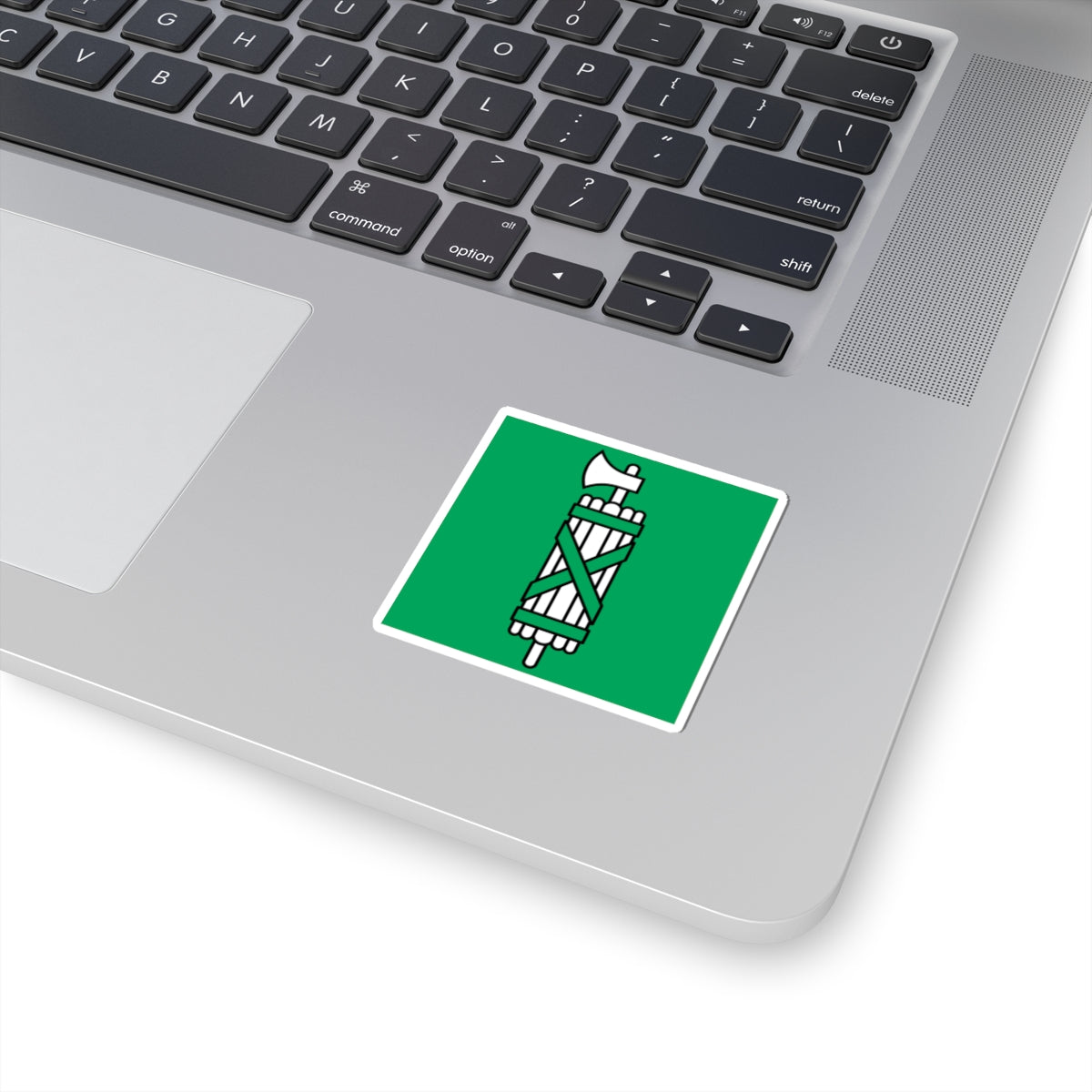 Flag of Canton of Sankt Gallen (Switzerland) STICKER Vinyl Kiss-Cut Decal
