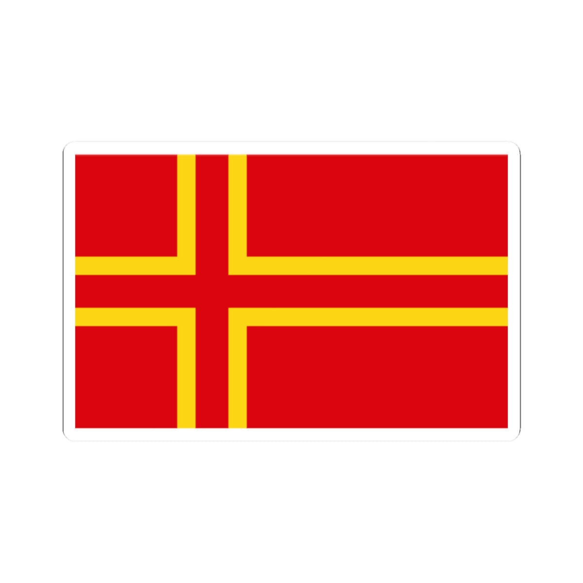 Flag of Normandy (France) STICKER Vinyl Kiss-Cut Decal