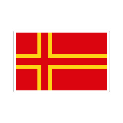 Flag of Normandy (France) STICKER Vinyl Kiss-Cut Decal