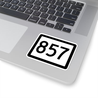 WV-857 (Virginia) (Road Sign) STICKER Vinyl Kiss-Cut Decal