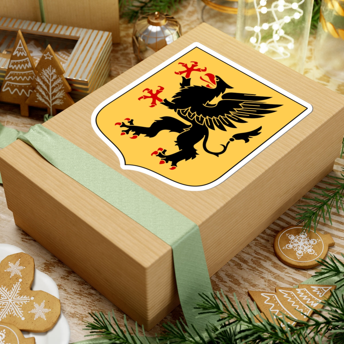 Södermanlands vapen (Sweden) (Coat of Arms) STICKER Vinyl Kiss-Cut Decal