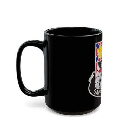 229 Engineer Battalion (U.S. Army) Black Coffee Mug-The Sticker Space