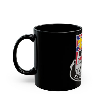 229 Engineer Battalion (U.S. Army) Black Coffee Mug-The Sticker Space