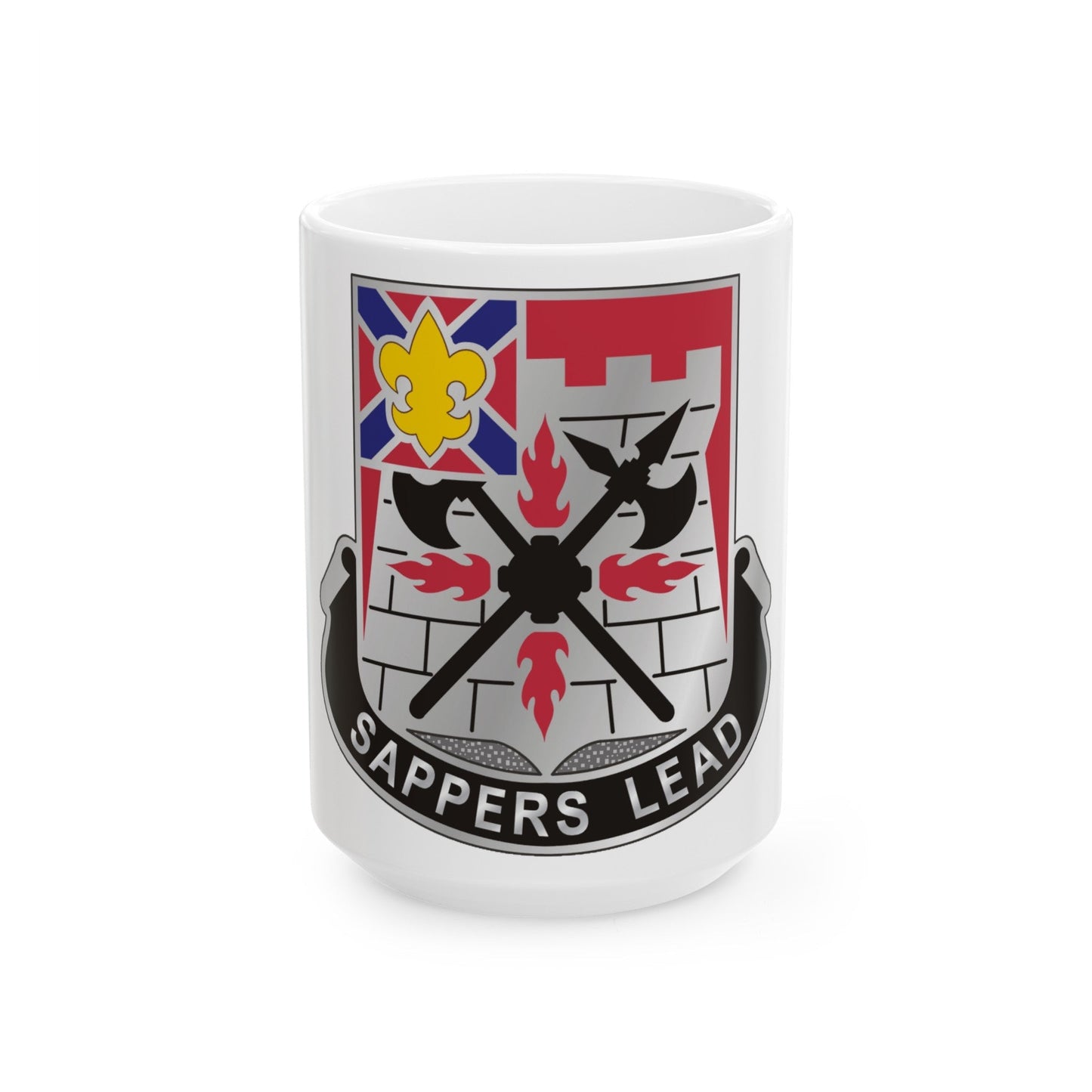 229 Engineer Battalion (U.S. Army) White Coffee Mug-15oz-The Sticker Space