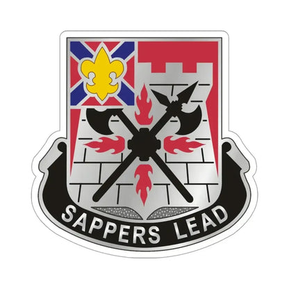 229 Engineer Battalion (U.S. Army) STICKER Vinyl Die-Cut Decal 4 Inch - The Sticker Space