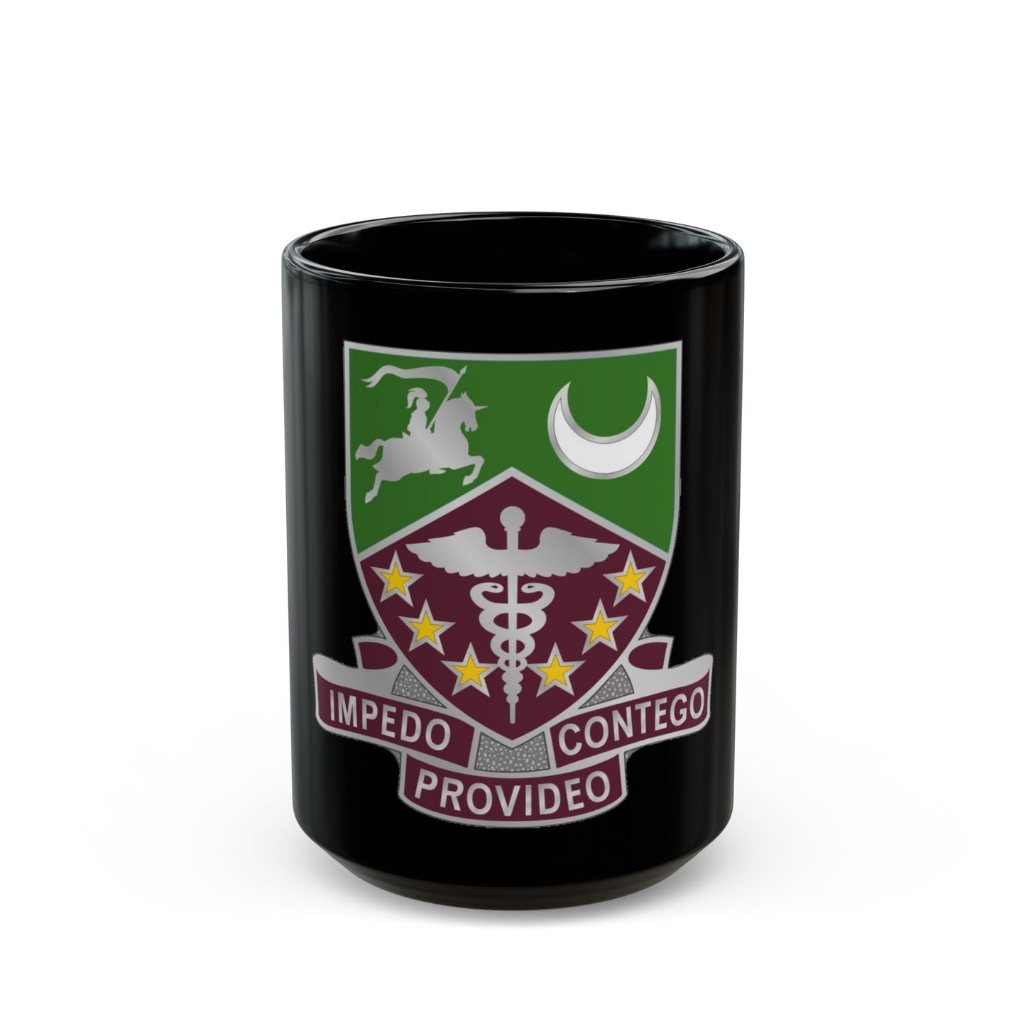 229 Medical Battalion (U.S. Army) Black Coffee Mug-15oz-The Sticker Space