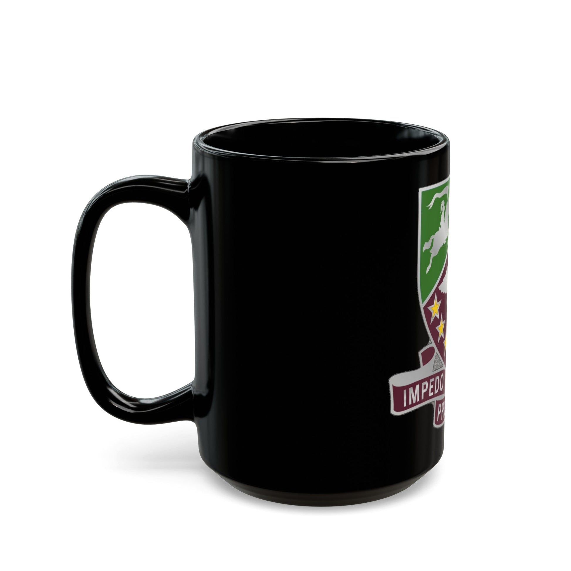 229 Medical Battalion (U.S. Army) Black Coffee Mug-The Sticker Space