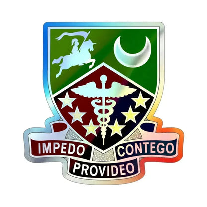 229 Medical Battalion (U.S. Army) Holographic STICKER Die-Cut Vinyl Decal 4 Inch Holographic - The Sticker Space