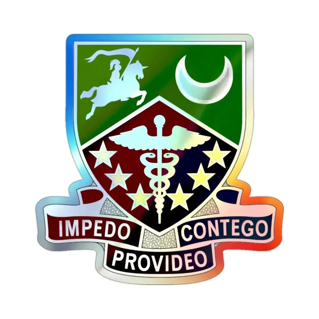 229 Medical Battalion (U.S. Army) Holographic STICKER Die-Cut Vinyl Decal - The Sticker Space