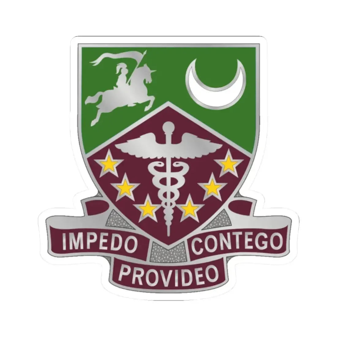 229 Medical Battalion (U.S. Army) STICKER Vinyl Kiss-Cut Decal 2 Inch White - The Sticker Space