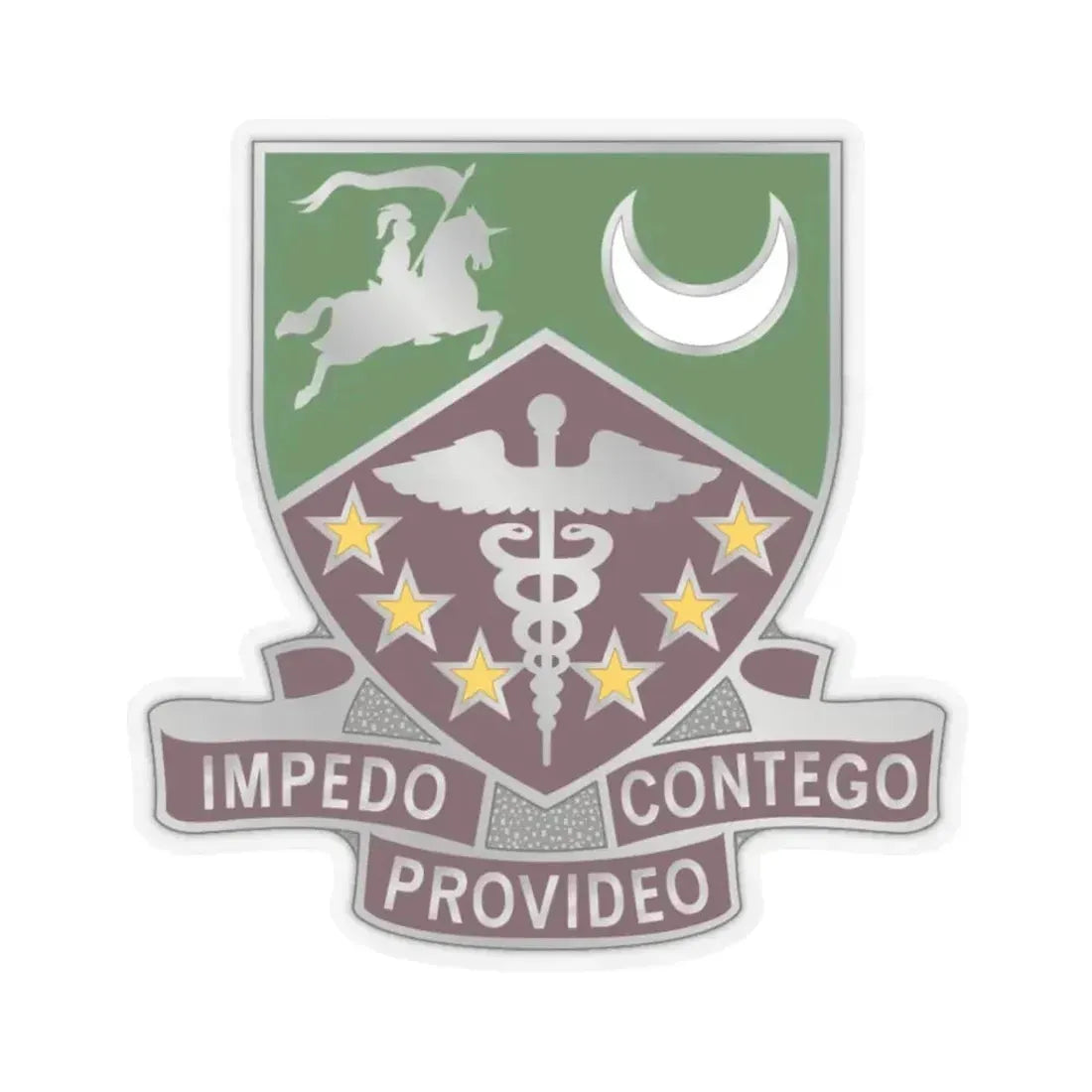 229 Medical Battalion (U.S. Army) STICKER Vinyl Kiss-Cut Decal 3 Inch Transparent - The Sticker Space