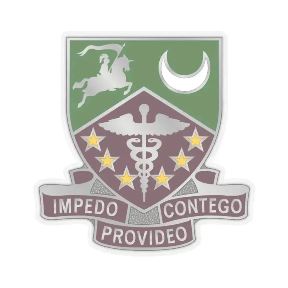 229 Medical Battalion (U.S. Army) STICKER Vinyl Kiss-Cut Decal 4 Inch Transparent - The Sticker Space